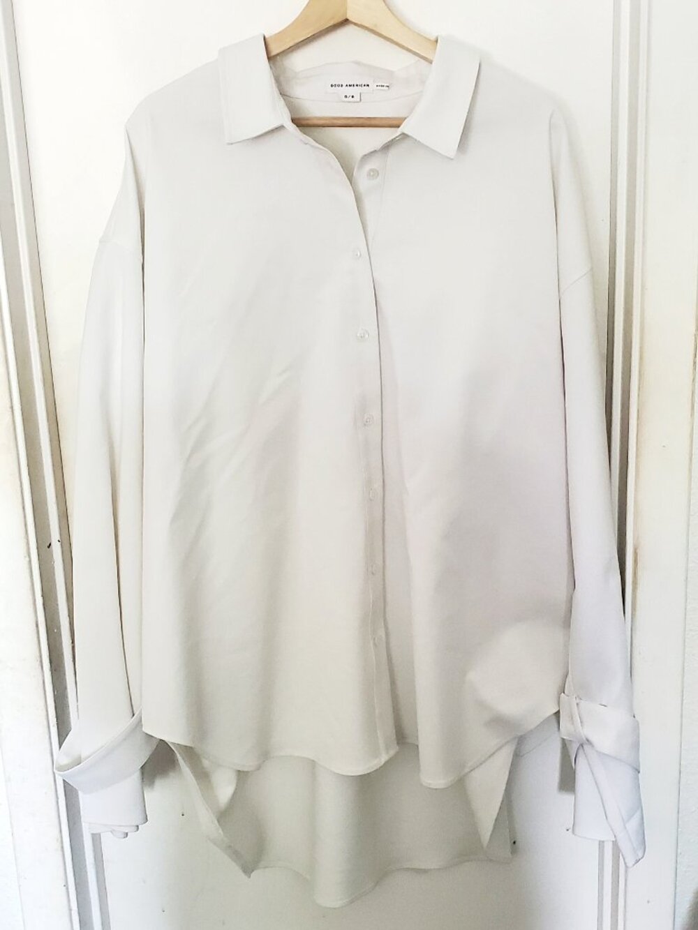 Good American Oversized White Shirt/ Jacket Women's Size 2X